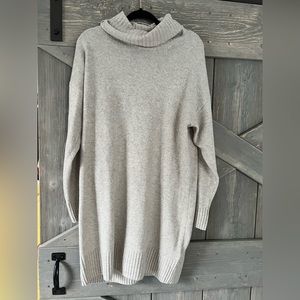 NWOT Oatmeal colored sweater dress